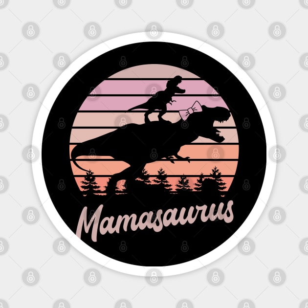 Mamasaurus T-Rex Dinosaur Magnet by ryanjaycruz